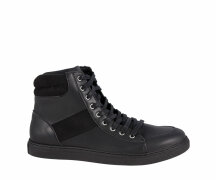 Shoezuu High Top Sneaker Black Mono