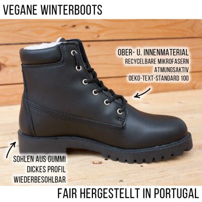 Vegane Schuhe Shoezuu Tim Boot Winter Editon